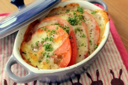 トマトのオーブンチーズ焼き