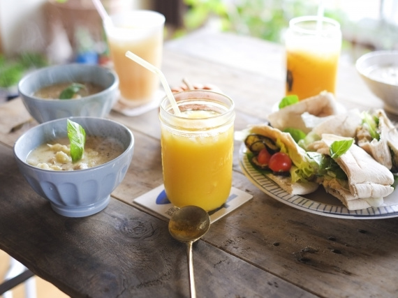 手作りパンランチ